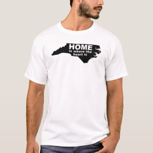 North Carolina Heimweg-von-Staat-T-Shirt Tees