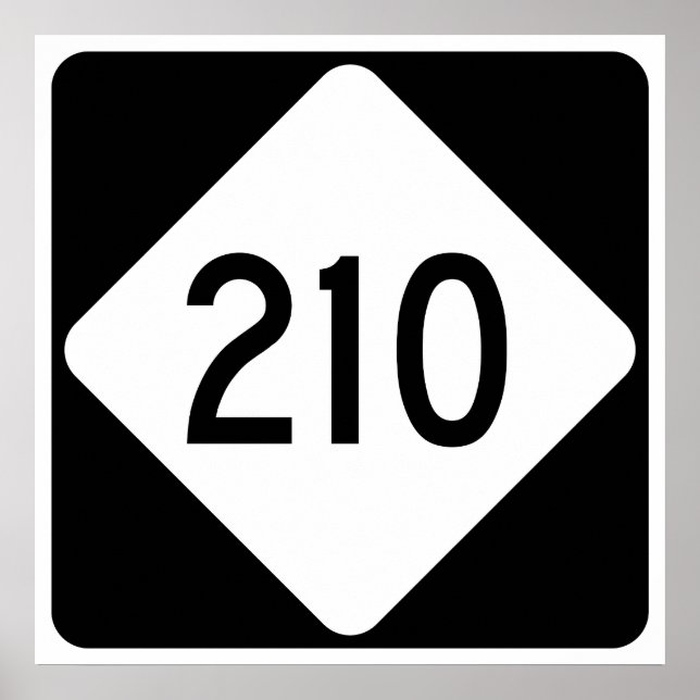 North Carolina Highway 210 Poster (Vorne)