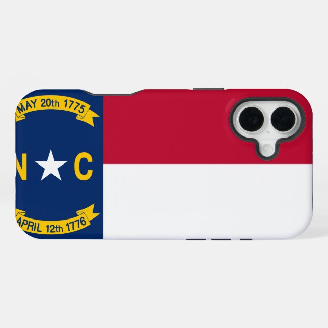 North Carolina iPhone 16 Plus Hülle (Rückseite (Horizontal))