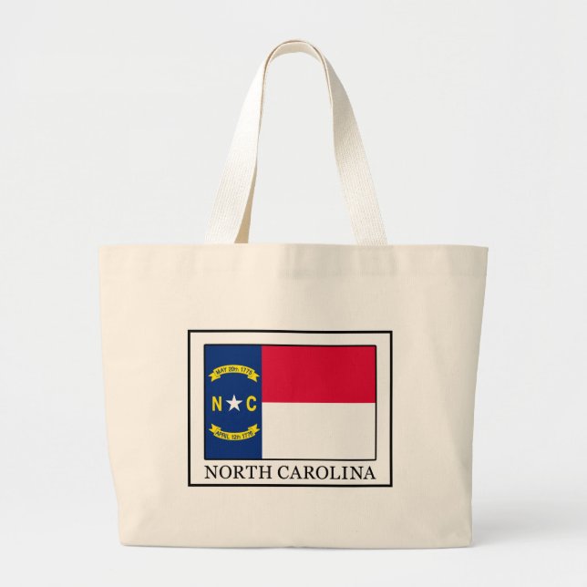North Carolina Jumbo Stoffbeutel (Vorne)