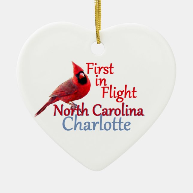 NORTH CAROLINA KERAMIK ORNAMENT (Vorne)