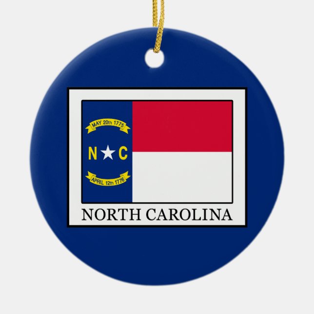 North Carolina Keramikornament (Vorne)