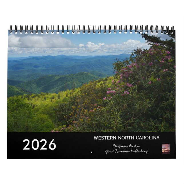 North Carolina Landscapes 2026 Calendar Kalender (Titelbild)