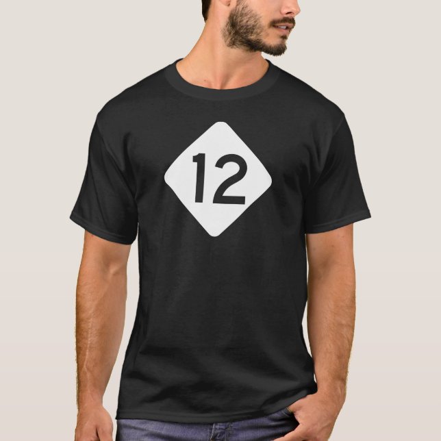 North Carolina-Landstraße 12 T-Shirt (Vorderseite)