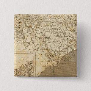 North Carolina Map von Arrowsmith Button