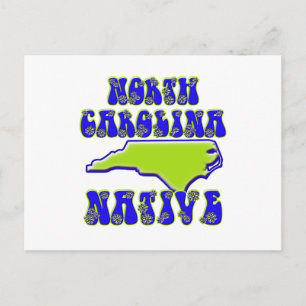 North Carolina Native Postkarte