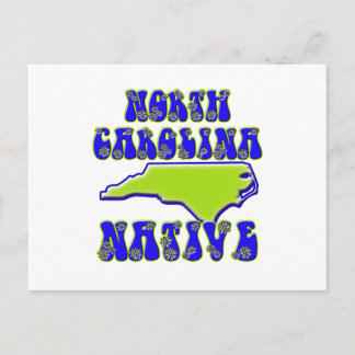 North Carolina Native Postkarte