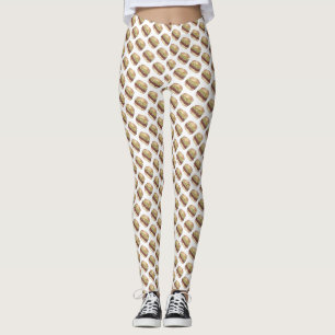 North Carolina NC Style Pork GRILLEN Barbecue Sand Leggings