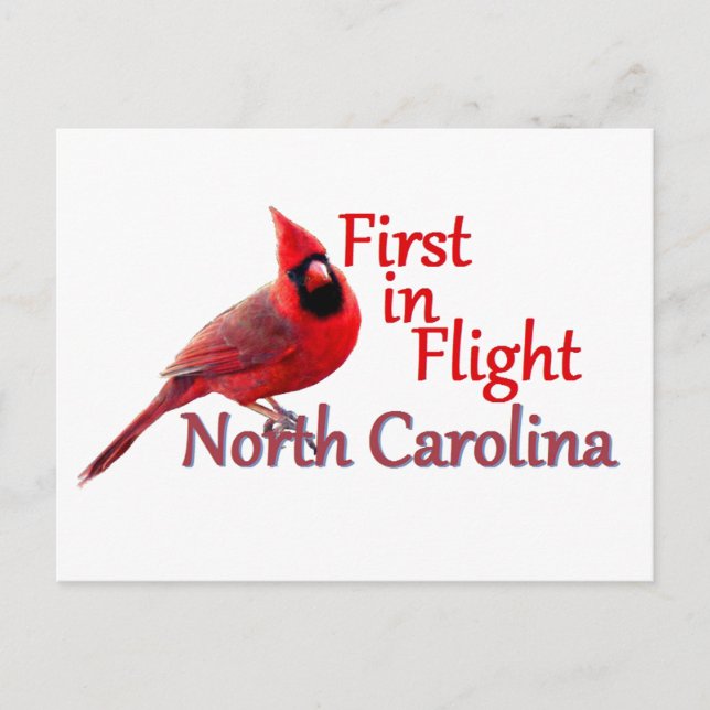 NORTH CAROLINA POSTKARTE (Vorderseite)