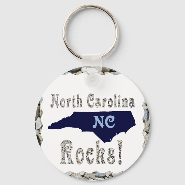 NORTH CAROLINA ROCKS-SCHLÜSSELANHÄNGER SCHLÜSSELANHÄNGER (Vorderseite)