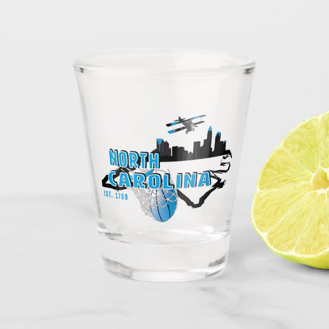 North Carolina-Schnapsglas Schnapsglas (Vorderseite)