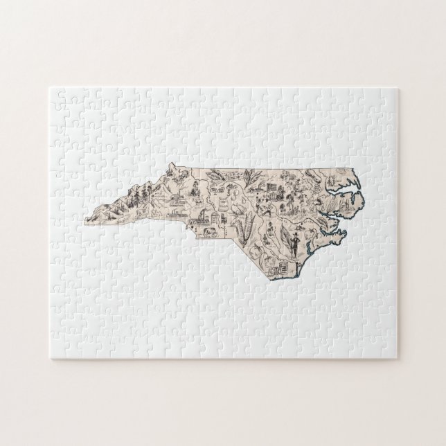 North Carolina Shaped Tar (Horizontal)