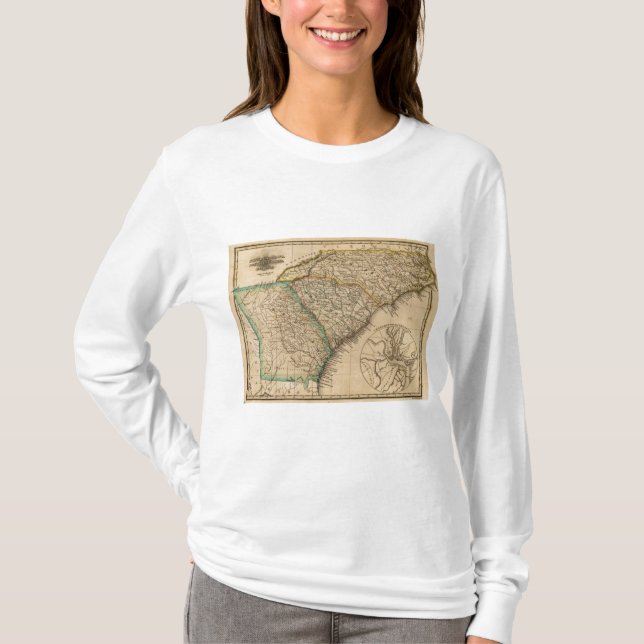 North Carolina, South Carolina, Georgia T-Shirt (Vorderseite)