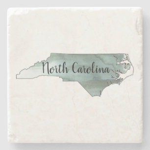 North Carolina Staat Illustration Untersetzer