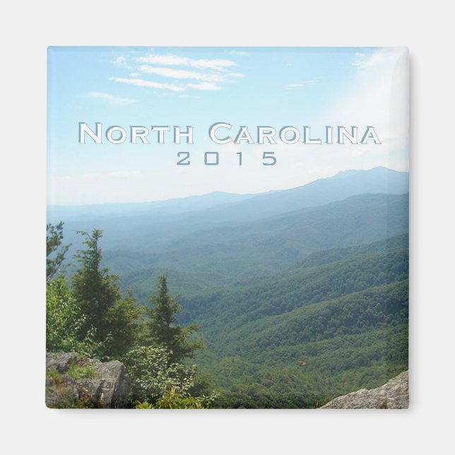 North Carolina Staat Kühlschrankmagnet Change Year (Vorne)