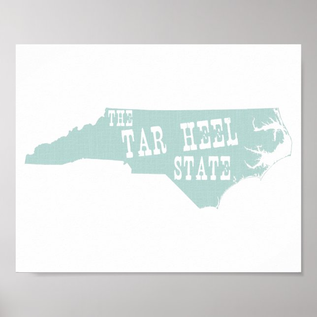 North Carolina Staat Nickname Poster (Vorne)