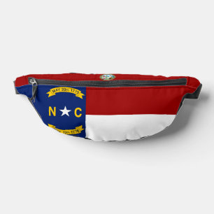 North Carolina Staatsflagge-Siegel Bauchtasche