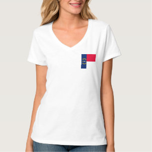 North Carolina State Flag Design T-Shirt