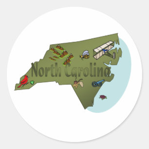North Carolina Sticker