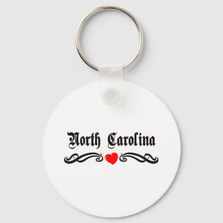 North Carolina Tattoo Schlüsselanhänger
