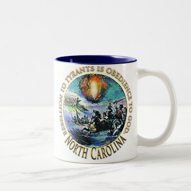 North Carolina Tea Party George Washington Tasse (Rechts)