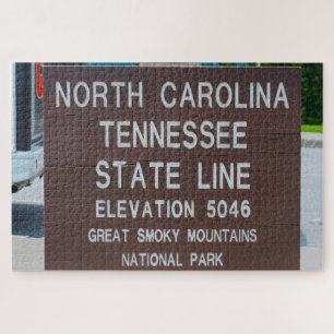 North Carolina Tennessee Puzzle
