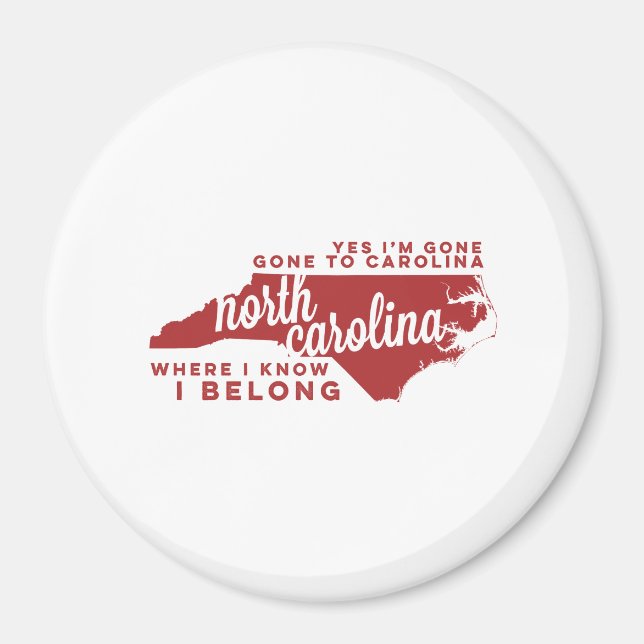 north carolina | TEXTE | Crimson Magnet (Vorne)