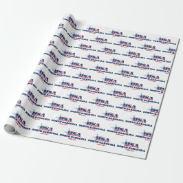 North Carolina US Flagge Staaten Geschenkpapier