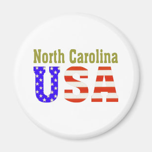 North Carolina USA! Magnet
