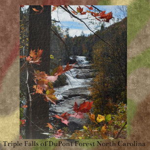 North Carolina Wasserfall Fotoherbst