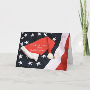 North Carolina Weihnachtskarte, Staat spezifisch Feiertagskarte