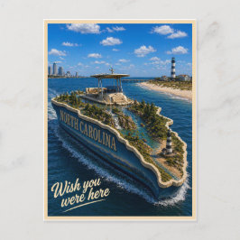 North Carolina | Wish You Were Here | State-Serie Postkarte