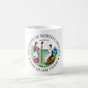 North Carolina Zeichen Kaffeetasse