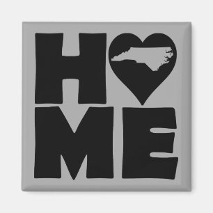 North Carolina Zuhause Heart Staat Kühlschrankmagn Magnet