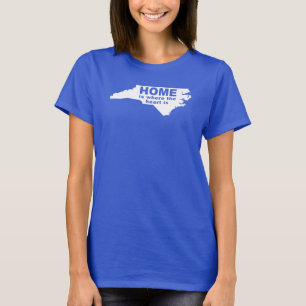 North Carolina Zuhause Weg Von State T-Shirt Tees