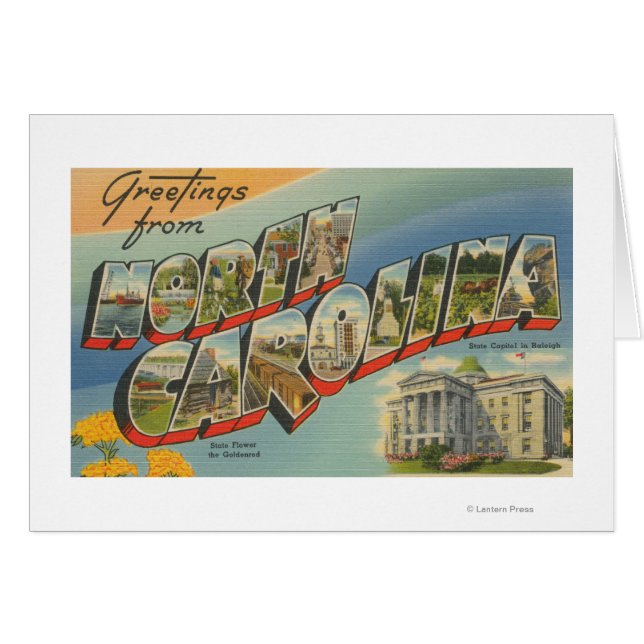 North CarolinaGroße Buchstabenszenen 2 (Vorderseite (Horizontal))