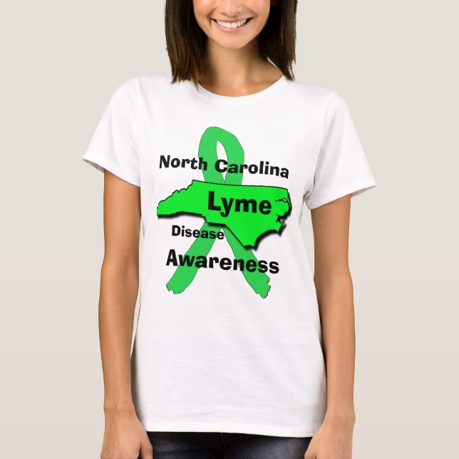 North Caroline Lyme Disease Awareness Shirt (Vorderseite)