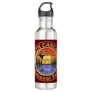 North Cascades National Park Elch Edelstahlflasche