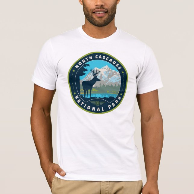 North Cascades National Park T-Shirt (Vorderseite)
