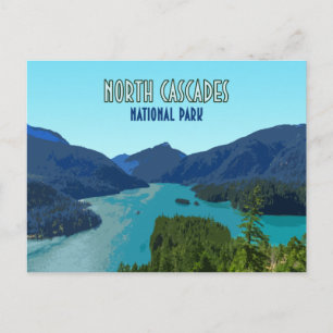 North Cascades National Park Washington Postkarte