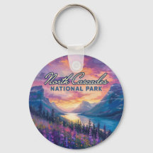 North Cascades National Park Washington Vintage-Re