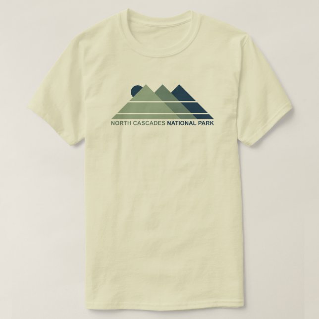 North Cascades Nationalpark T-Shirt (Design vorne)