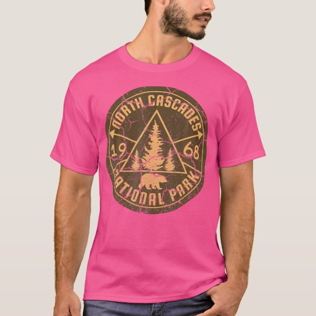 North Cascades Nationalpark Washington Wanderbeere T-Shirt (Vorderseite)