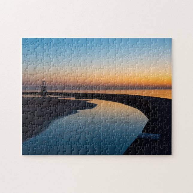 North Chicago Lighthouse Dawn (Horizontal)
