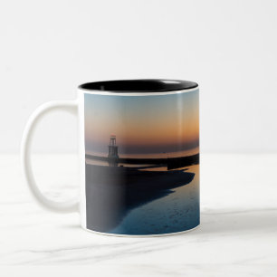 North Chicago Lighthouse Dawn Coffee Tasse