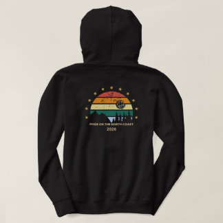 North Coast Pride Retro Sunset Hoodie