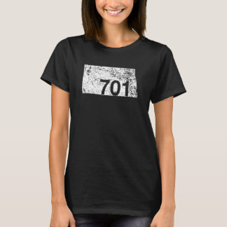 North Dakota Area Code 701 Heimat Souvenir Geschen T-Shirt