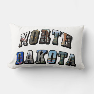 North-Dakota-Bildtext Lendenkissen