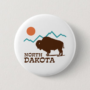 North Dakota Button