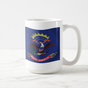 North-Dakota-Flaggen-Tasse Kaffeetasse